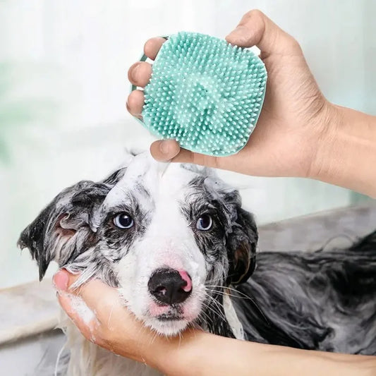 2-in-1 Silicone Pet Bath & Massage Brush