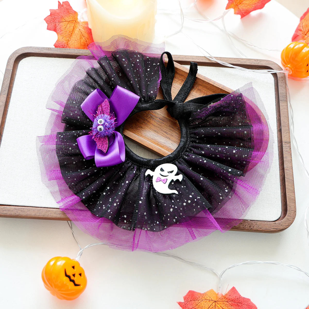 Perfect Halloween Pet pumpkin and ghost themes Accessory