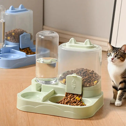 All-in-One Cat Feeder &amp; Water Dispenser