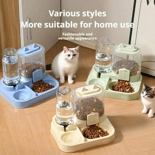 All-in-One Cat Feeder &amp; Water Dispenser