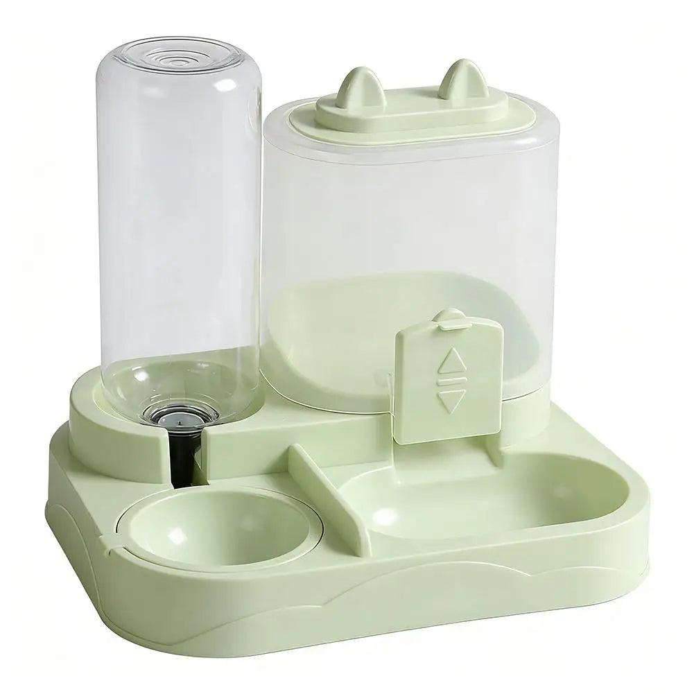 All-in-One Cat Feeder &amp; Water Dispenser