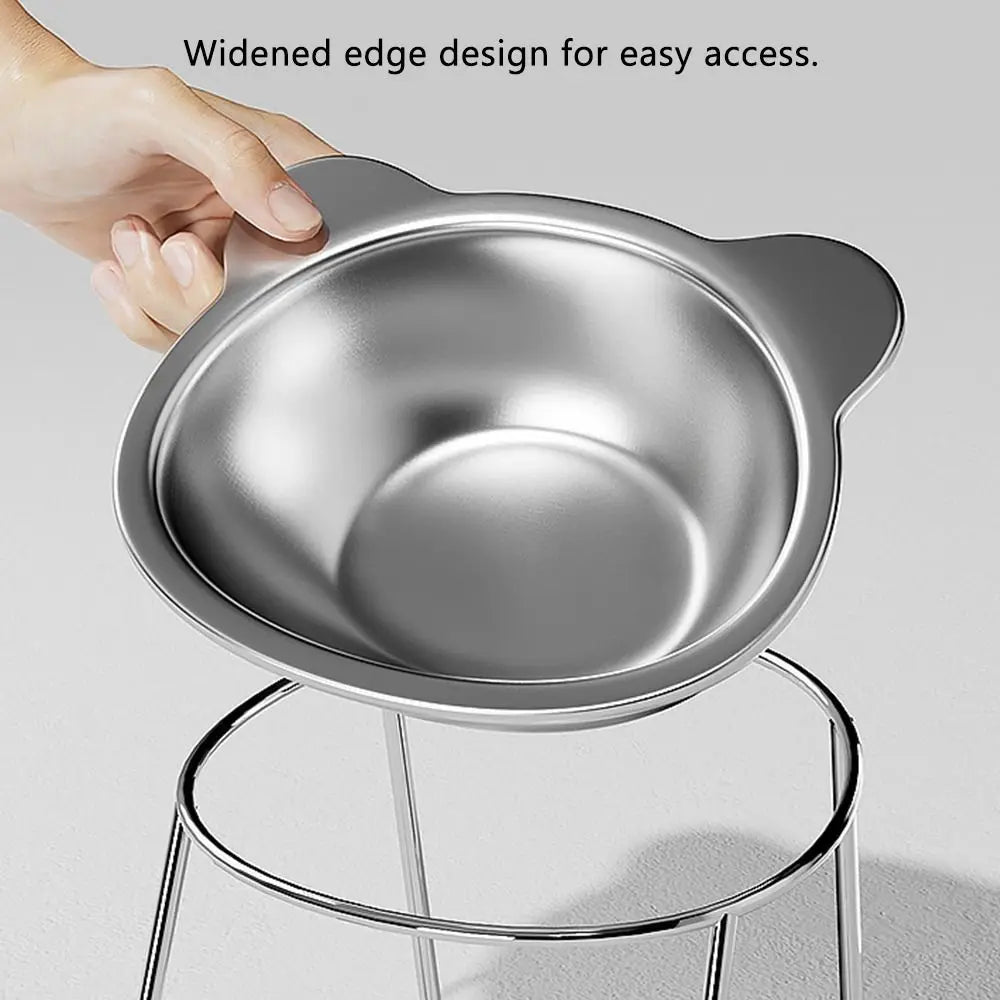 15° Elevated Pet Bowl – Designed for Neck Comfort