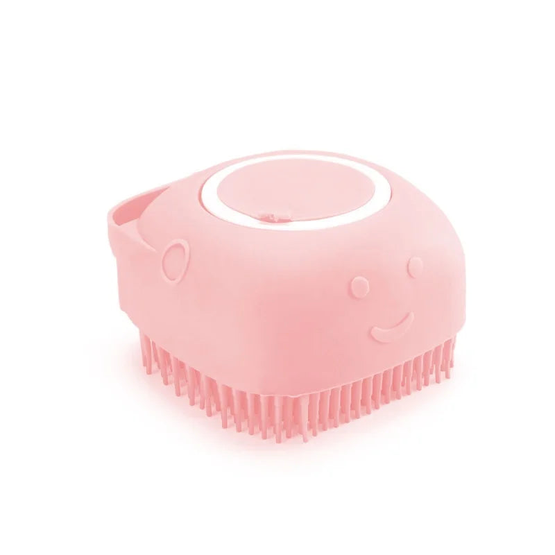 2-in-1 Silicone Pet Bath &amp; Massage Brush