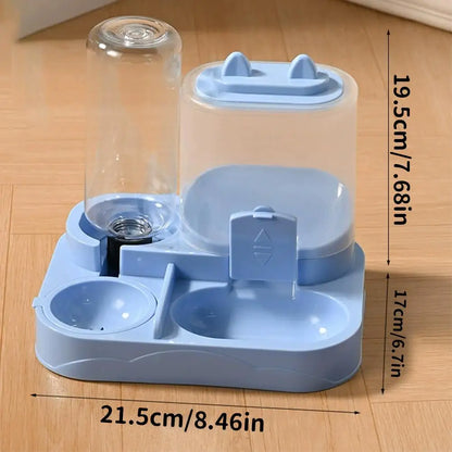 All-in-One Cat Feeder &amp; Water Dispenser