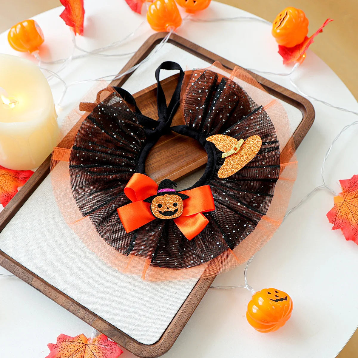 Perfect Halloween Pet pumpkin and ghost themes Accessory