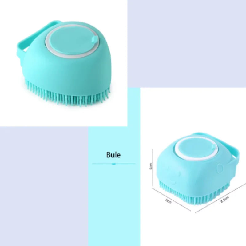 2-in-1 Silicone Pet Bath &amp; Massage Brush