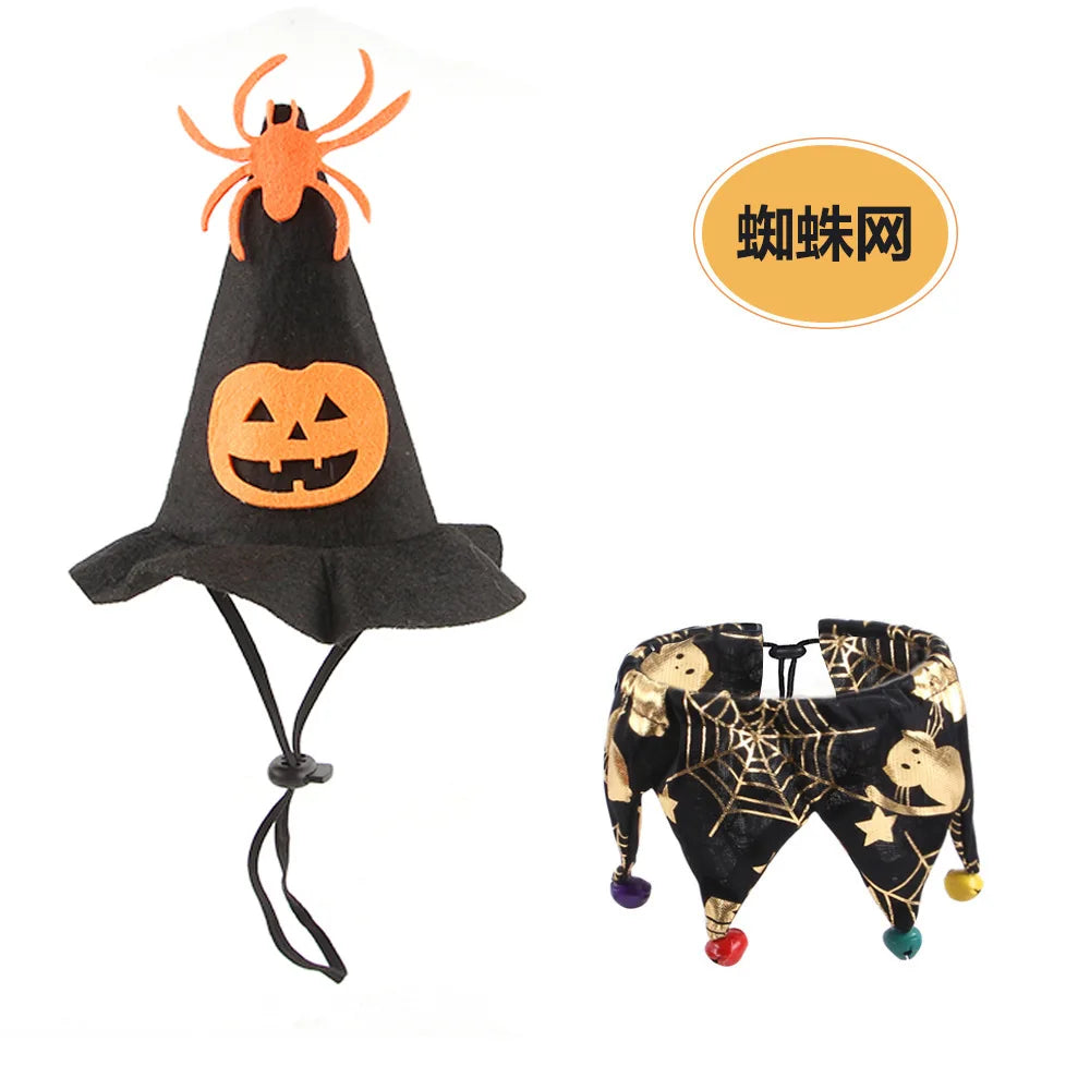 Perfect Halloween Pet pumpkin and ghost themes Accessory