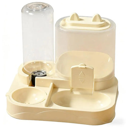 All-in-One Cat Feeder &amp; Water Dispenser