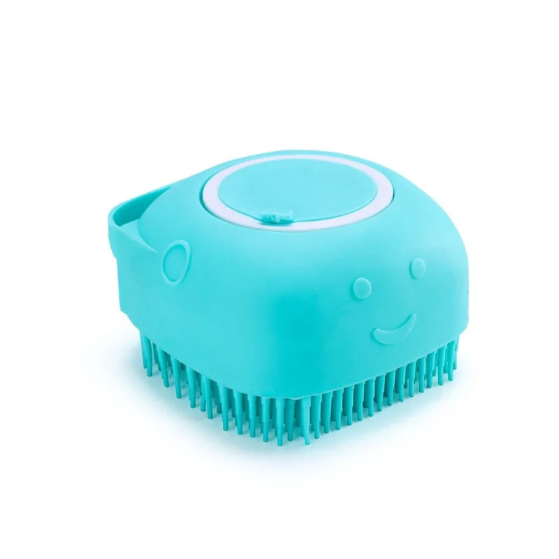 2-in-1 Silicone Pet Bath &amp; Massage Brush
