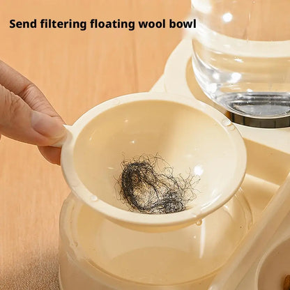 All-in-One Cat Feeder &amp; Water Dispenser
