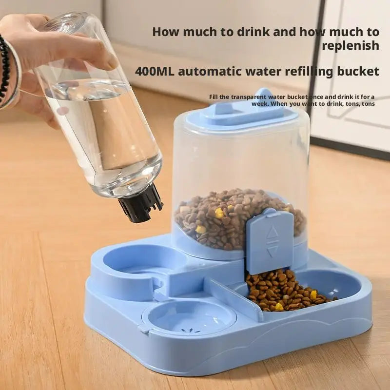 All-in-One Cat Feeder &amp; Water Dispenser