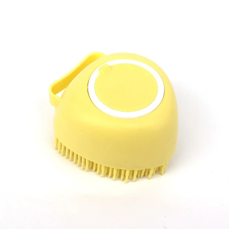 2-in-1 Silicone Pet Bath &amp; Massage Brush