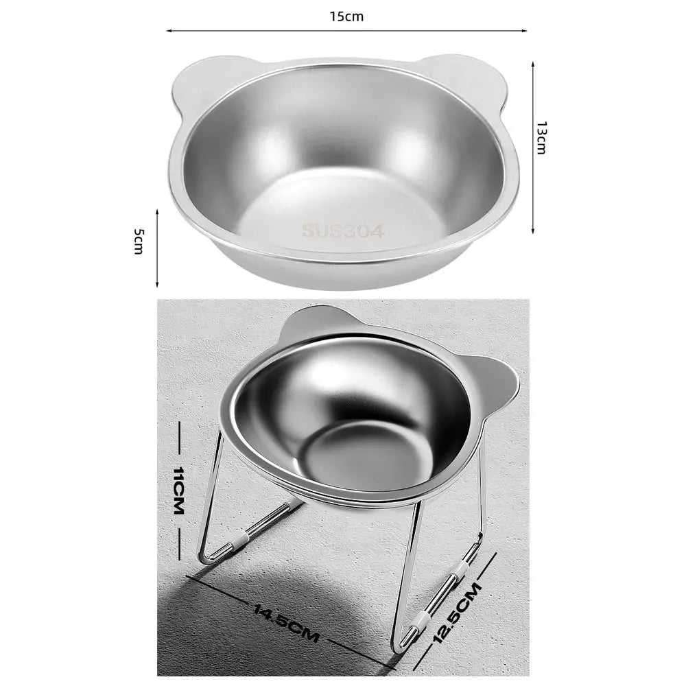 15° Elevated Pet Bowl – Designed for Neck Comfort