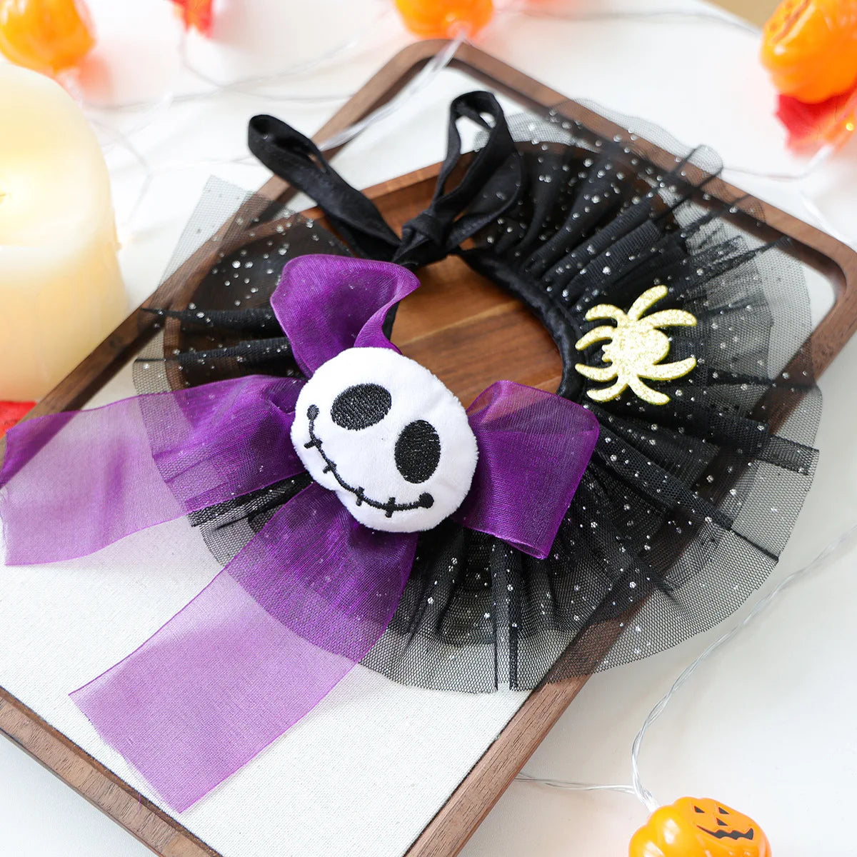 Perfect Halloween Pet pumpkin and ghost themes Accessory