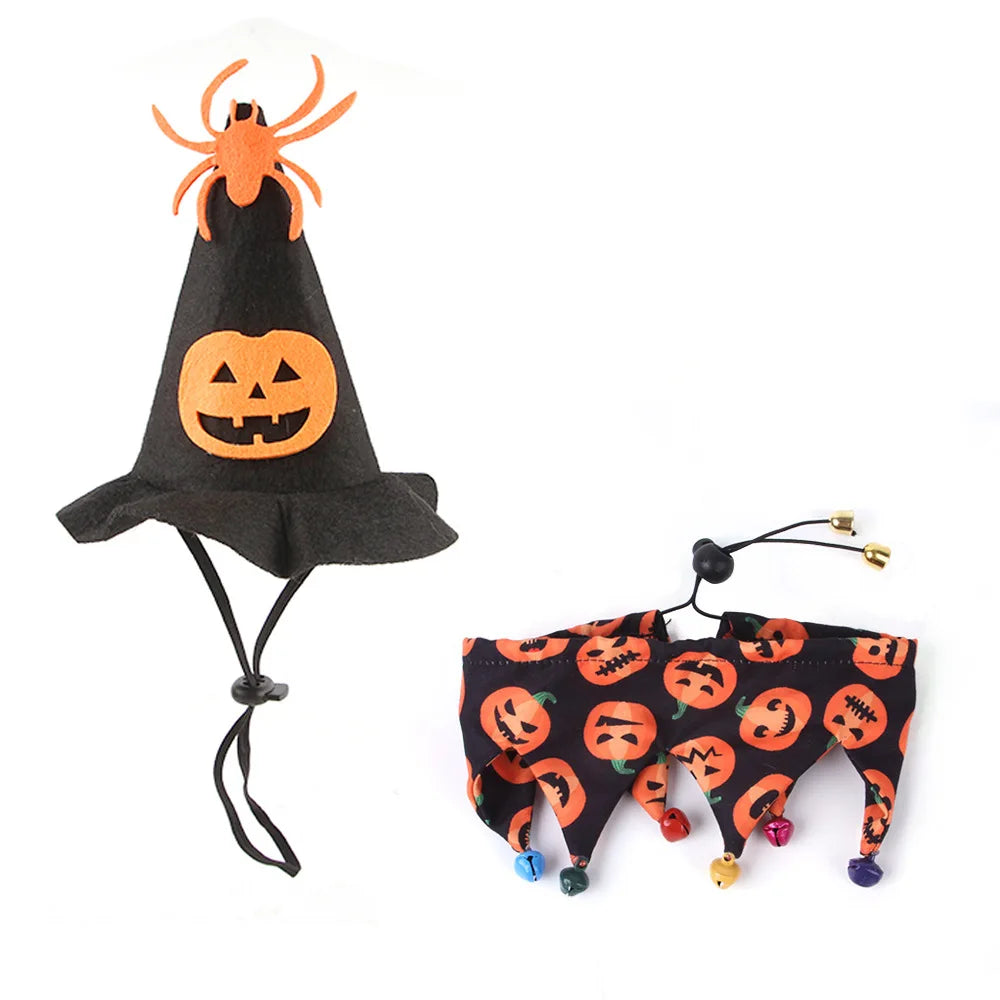Perfect Halloween Pet pumpkin and ghost themes Accessory