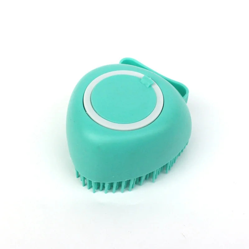 2-in-1 Silicone Pet Bath &amp; Massage Brush